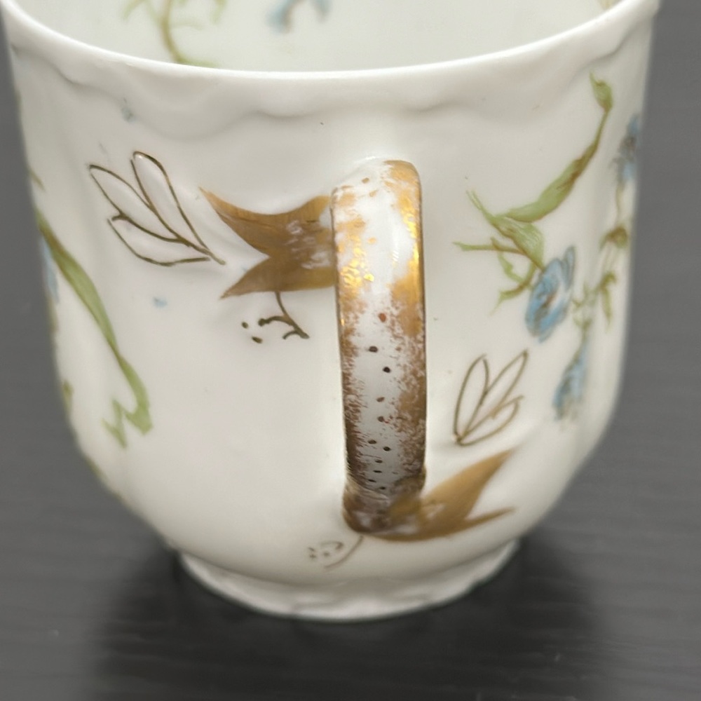 Haviland & Co. Limoges France Schleiger 663 Demitasse Cup & Saucer Set - Picture 6 of 14